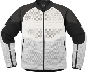 Geaca Piele Icon Overlord3 CE White