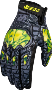 Hooligan Outbreak Gloves Green, Gray 2XL, 1, nordicamoto.ro