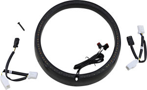 Probeam® Turn Signal Ring Trim Amber, White, 1, nordicamoto.ro