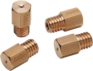 A-bax Precision Mikuni-style Hex Head (hj Prefix) Main Jet Brass, 1, nordicamoto.ro