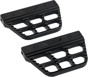 Serrated Passenger Floorboards Black, 1, nordicamoto.ro