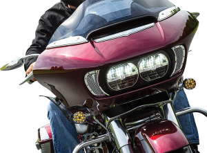 Mesh Headlight Vent Accents, 2, nordicamoto.ro