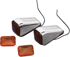 Drag-ness Fm1 Marker Lights Chrome, 1, nordicamoto.ro