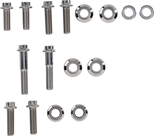 Bolt Kit Mtr Mnt Fl 08-16 Polished, Stainless Steel, 3, nordicamoto.ro
