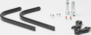 Set de protecții pentru mâini Bbstorm, negru, cu acoperire prin pulverizare