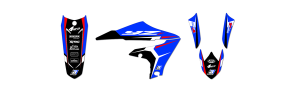 Dream 4 Graphics Kit Black, Blue, White