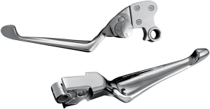 Chrome Boss Blades With Adjustable Clutch Lever Silver, 1, nordicamoto.ro