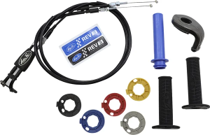 Kit de accelerație cu viteză variabilă Rev3, negru, 2, nordicamoto.ro