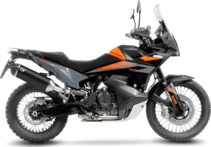 Tobă de eșapament LeoVince LV-14 Black Edition Slip-On pentru CFMOTO 800MT, 5, nordicamoto.ro