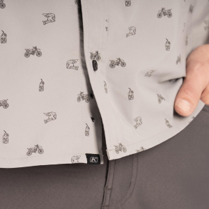 Cămașă Klim Rambler Stretch Dress Blues, 7, nordicamoto.ro