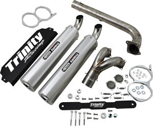 Stage 5 Dual Exhaust System Brushed