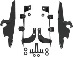 Fats/slim Windshield Trigger-lock Complete Mount Kit Black