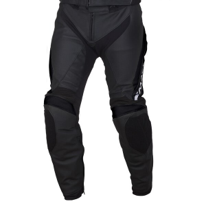 Pantaloni de piele sport/touring MACNA HYPER Negru/Alb XL (Resigilat), 2, nordicamoto.ro