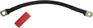 Battery Cable With Optional Shrink Tube Black