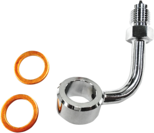 Trike Upper Brake Line Adapter Chrome, Sterling Chromite® Ii