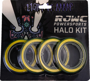 Led Halo Kit Yellow, 1, nordicamoto.ro