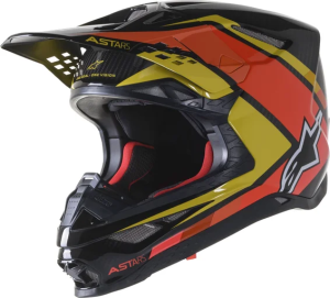 Casca Alpinestars Supertech M10 Carb Blue/Red/White