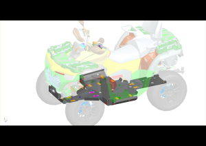 SCUT PROTECȚIE ATV CFMOTO CFORCE 800 / 850 / 1000 – HDPE 8MM, NEGRU, 4, nordicamoto.ro