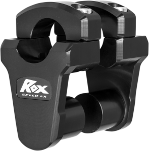 Pivoting Handlebar Riser For 1-1/8(r) Bar Clamp Black
