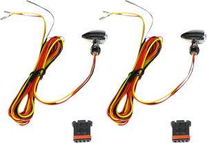 Micro Bullet Dual Color Led Turn Signals Chrome, 1, nordicamoto.ro