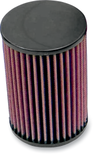 High Flow Air Filter Black, Red