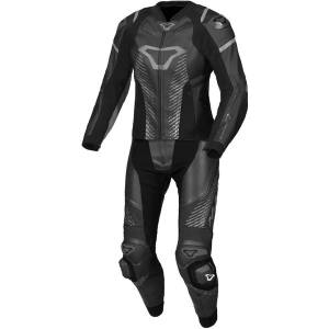 Combinezon de piele dama 2 piese MACNA TRONNIQ Negru/Roz 44, 3, nordicamoto.ro