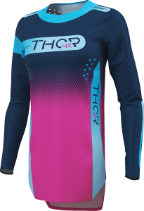 Tricou Sportmode Merge pentru femei, albastru-roz, 4, nordicamoto.ro