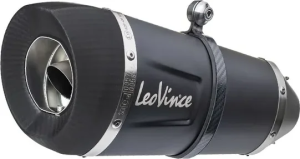 Tobă de eșapament LeoVince Factory S Black Edition Slip-On pentru BMW F 900 R / F 900 XR (2020-2025), nordicamoto.ro