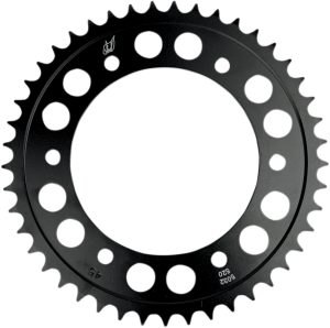 Lightweight Steel Sprocket Black, Zinc, 1, nordicamoto.ro