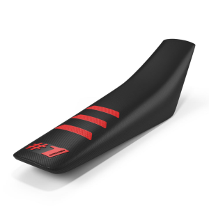 Husă Universală pentru Șa ONEGRIPPER LIGHT RIB Negru/Roșu – Enduro & Motocross, nordicamoto.ro