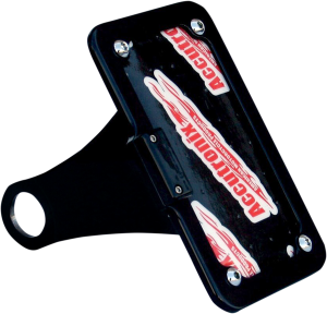 Side Mount License Plate With Led Tag Light White