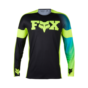 Tricou Moto Fox 360 Streak Negru/Galben