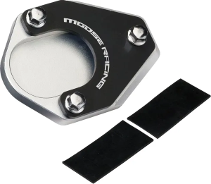 MOOSE RACING Kickstand Pad Extension Black, Chrome 