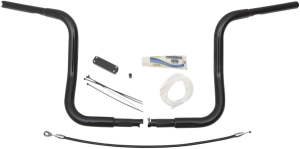 1-1/4(r) Ez Install Round Top Handlebar Kit Black, 3, nordicamoto.ro