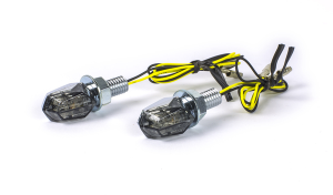 Universal E-marked Rear Led Indicator Light Chrome