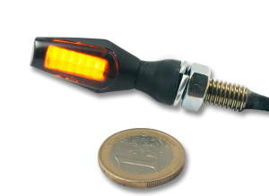 Cob Led Turn Signal Light Black