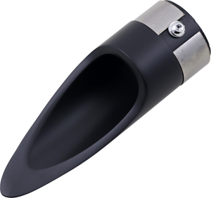 Family Jewel Exhaust Tip Black, Ceramic-coated, 2, nordicamoto.ro