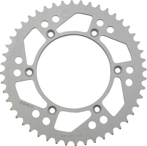 MOOSE RACING Rear Aluminum Sprocket Silver 