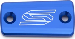 Rear Brake Reservoir Cover Aluminum, Anodized, Blue