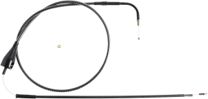 Karbonfibr Braided Throttle/idle Cable Black
