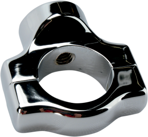 Side-mount License Plate Mount Clamp Chrome, 2, nordicamoto.ro