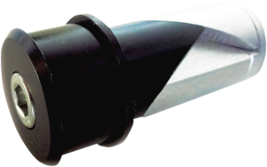 Internal Mirror Adapter Black, Silver, 1, nordicamoto.ro