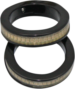 Amber Wrap-arounds Led Turn Signals Black, 1, nordicamoto.ro