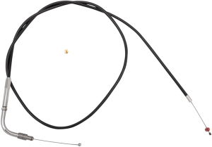 Black Vinyl Throttle/idle Cable Black +152 mm (6''), 1, nordicamoto.ro