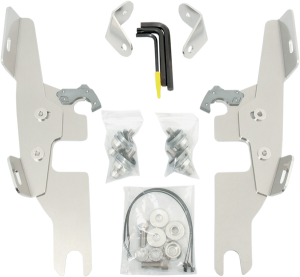 Batwing Fairing Trigger-lock Mounting Kit Silver, 1, nordicamoto.ro