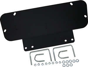 Plow Mount Plate For Rm5 Rapid Mount Plow System Matte Black, Powder-coated 