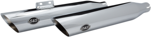 Slash Cut Race Slip-on Mufflers Chrome