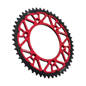 JT SPROCKETS Twinstar Steel-aluminum Hybrid Sprocket Black, Red 
