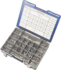Fine-thread Hex-head Bolt Assortment Silver