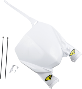 Stadium Number Plate White